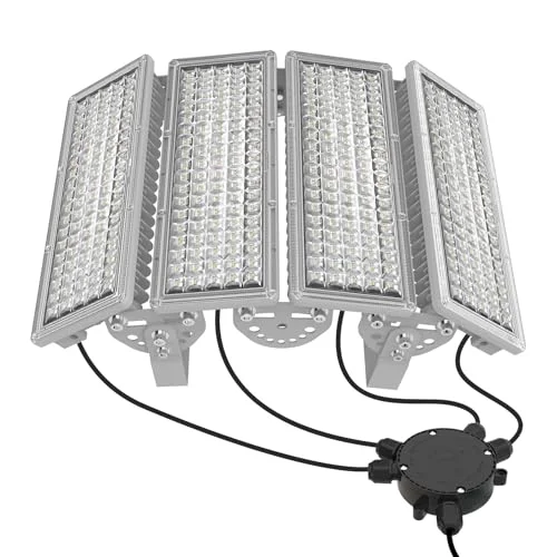 POWFUL 200W LED Strahler Außen mit Dämmerungssensoren, 28000