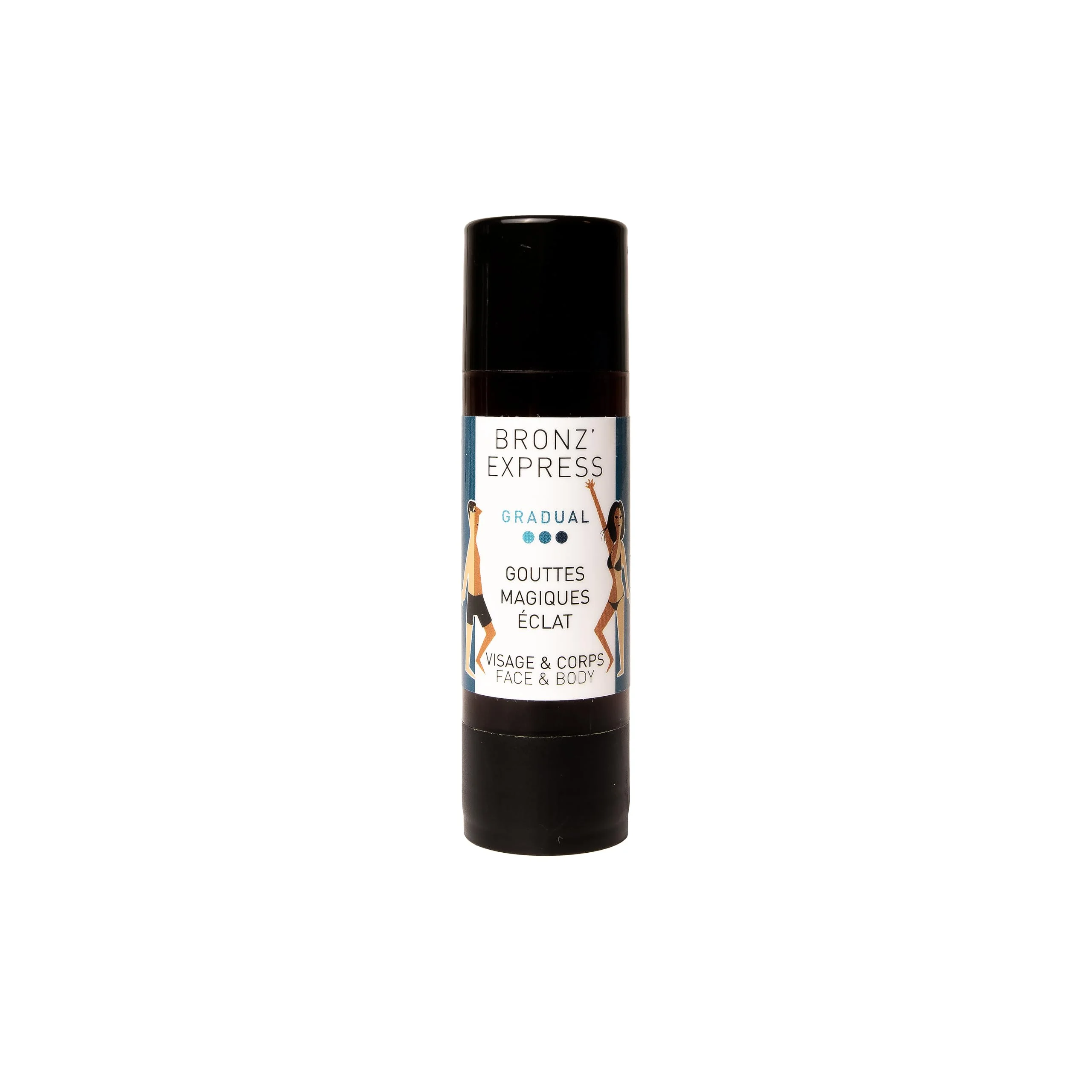 Bronz’Express | Made In France | Magische Selbstbräuner Tropfen Für Gesicht Und Körper | Anpassbare Bräune Zum Mischen | Vegane Formel | 30 Milliliter