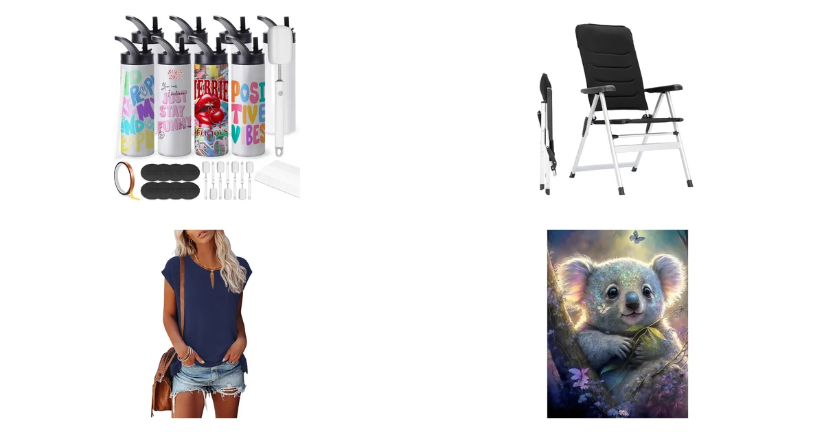 Top-Produkte: 20oz Sublimation Cup Set für Cup Heat Press, Cafultg bei Amazon am