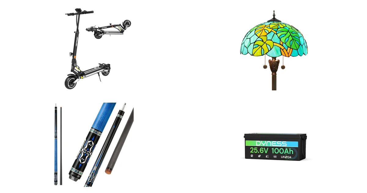 Amazon-Heißeste Deals am 15.07.2026: HITWAY H6 E-Scooter & NUODITOS Lampe Rabatte