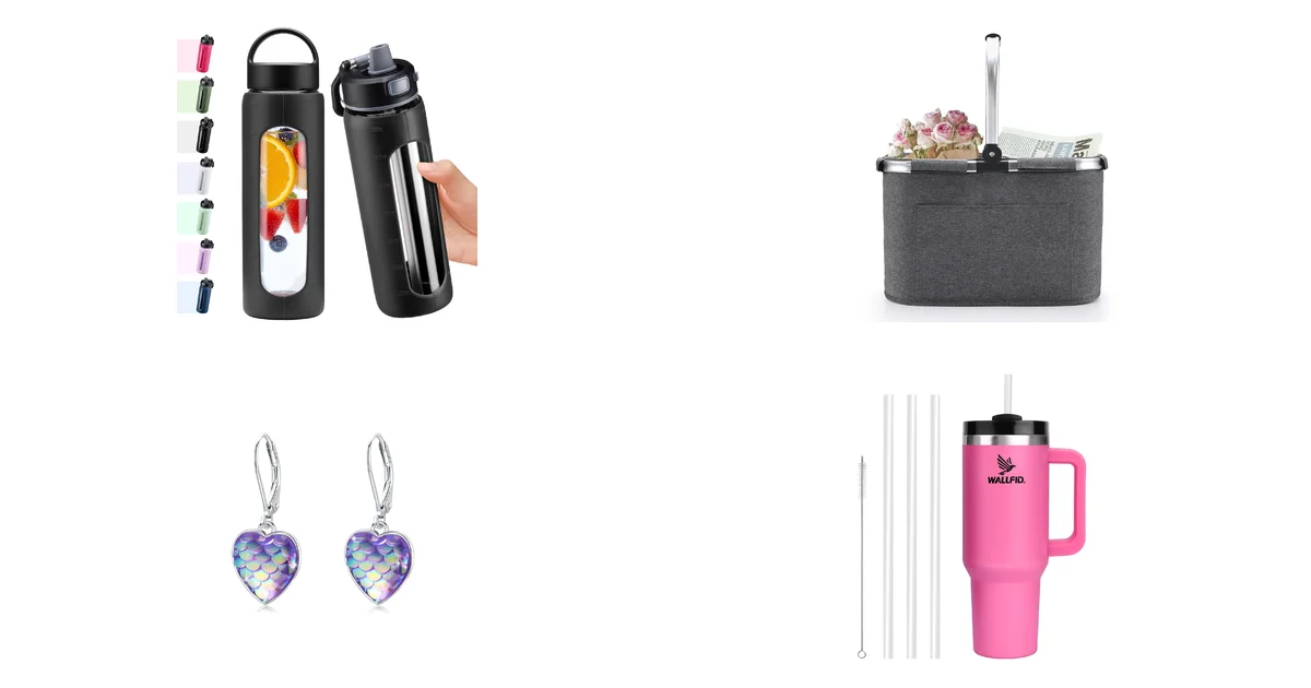 Amazon Blitzangebote am 15.07.2026: BLUEGO Glasflasche 700 ml mit Deckeln & 30L