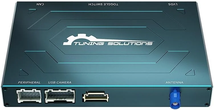 Andream Carplay Wireless Android Auto Carplay Nachrüstbox Kit für Land Range Rover Sport Evoque Vogue Discovery 4 Jaguar XE XF, unterstützt Spiegelnavigation