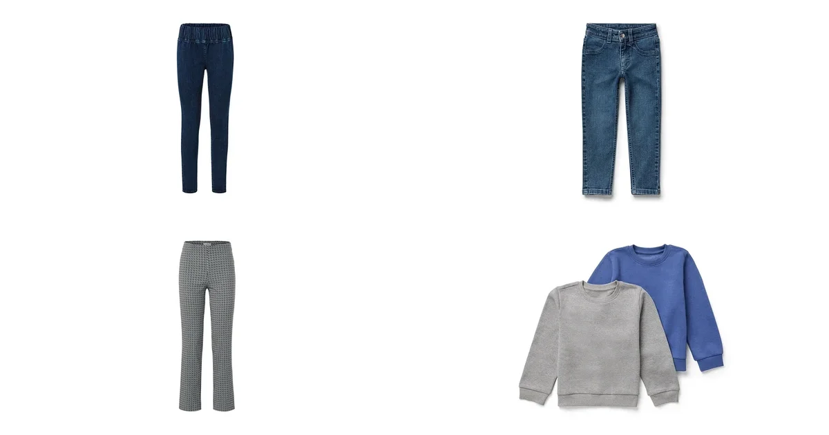 Tchibo Deals am 16.07.2026: High-Waist-Denim-Leggings & Jonas Kinder-Slim-Jeans
