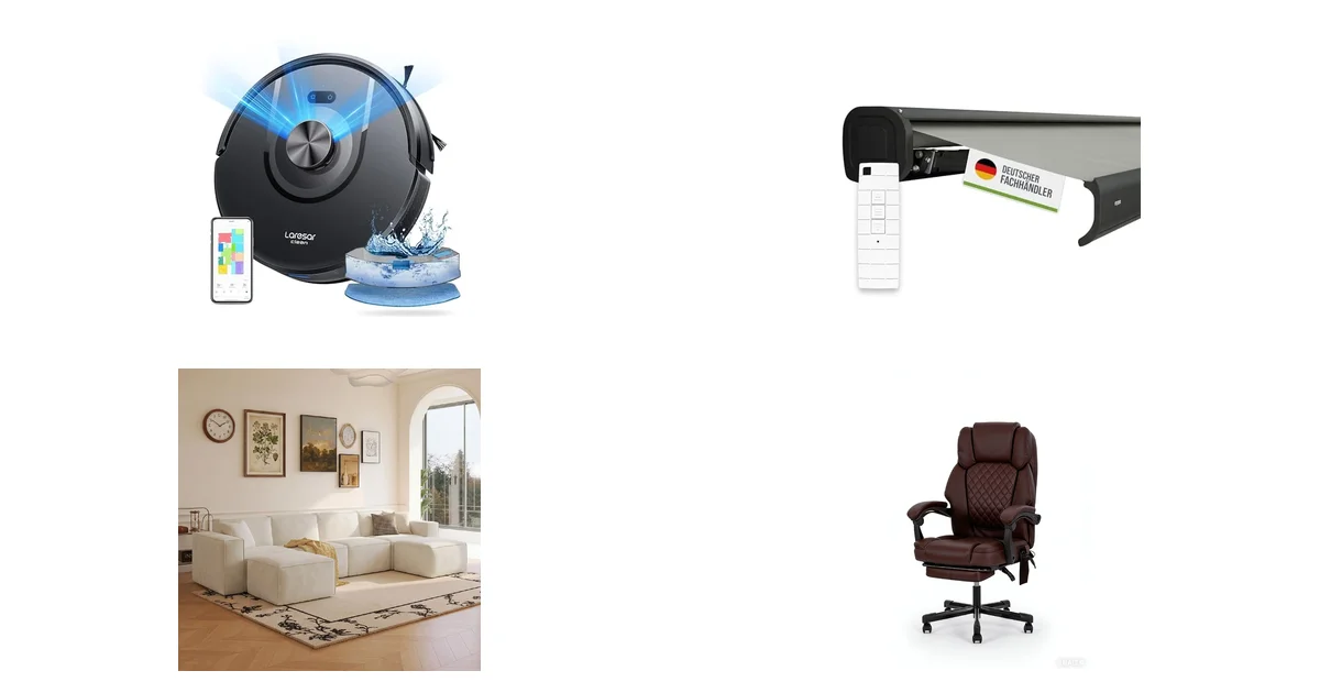 Neu heute: Laresasr Clean 8000Pa Saugroboter mit Wischfunktion und 3-in-1, 16.07.2026