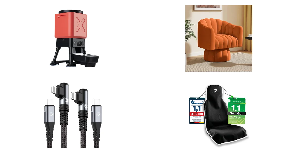 Hundefutterautomat 14L für große Rassen Extr Amazon Blitzangebot 17.07.2026