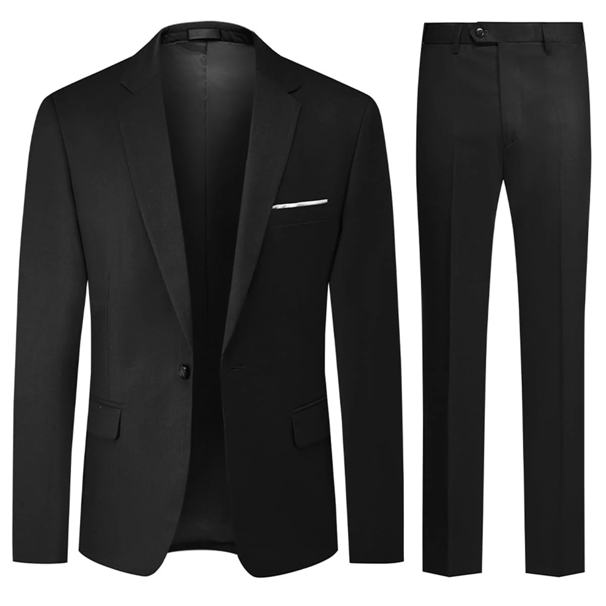 Allthemen Anzug Herren 2 Teilig Slim Fit Hochzeitanzug EIN Knopf Smoking Anzüge Sakko Hose