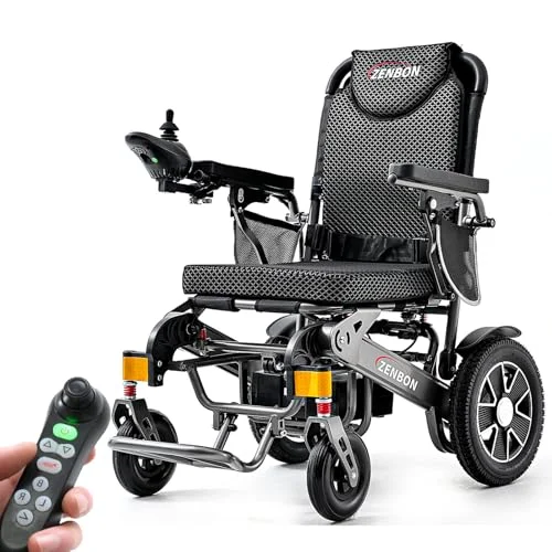 Rollstuhl Elektrisch Faltbar: 700W Elektrorollstuhl bis 150KG - 35KM Elektrischer Rollstuhl mit Automatische Klappfunktion und Fernbedienung