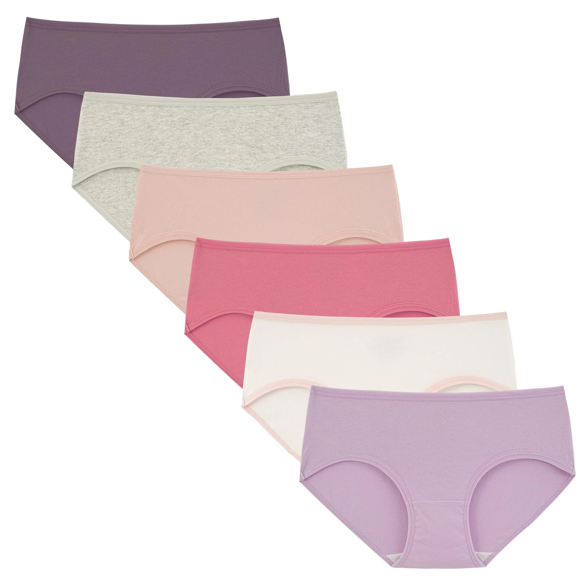 INNERSY Unterhosen Mädchen Baumwolle Unterwäsche Bequeme Slips für Teenager 8-16 Jahren 6er Pack