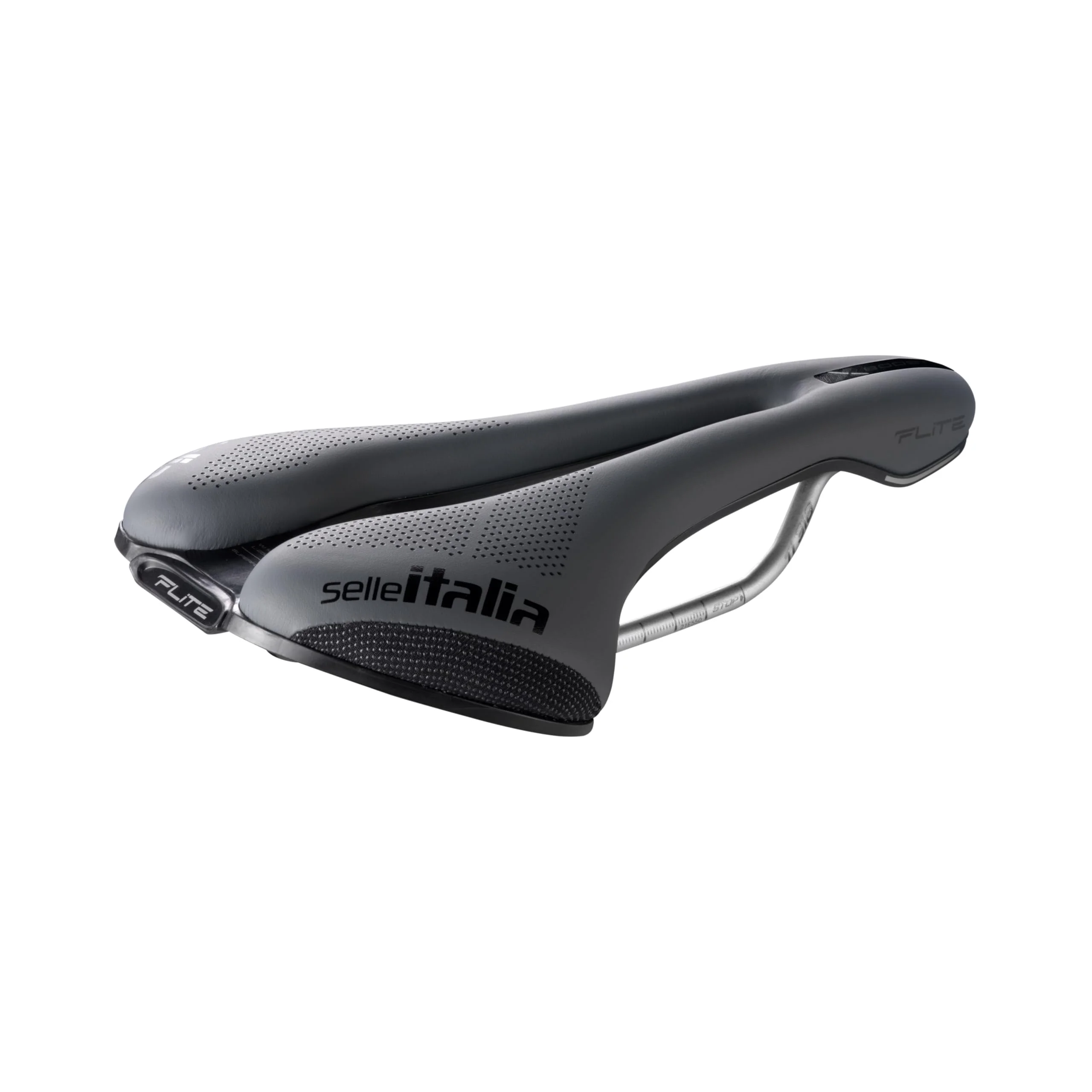 Selle Italia Diva Gel Flow Racing - Ladies Comfortable Gel Pad Ergonomic Bike Saddle for Road  MTB Manganese Frame - Black