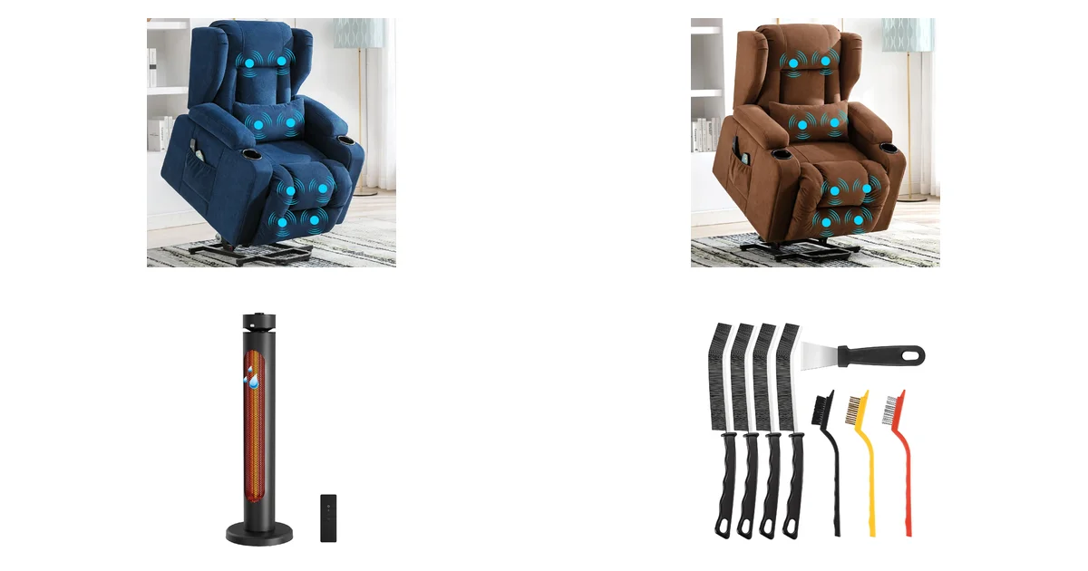 COMHOMA Relaxsessel Aufstehhilfe Massagesessel mit Stoffober 19.07.2026 Blitzangebot