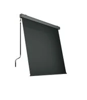 Sonnenrollo Balkonmarkise Sichtschutz aus Aluminium, ca. 200 x 300 cm - Anthrazit