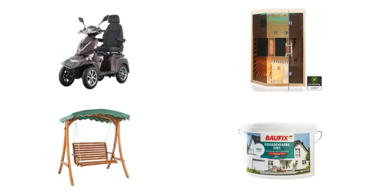 Norma24.de Deals 22.07.2026: E-Seniorenmobil Aktiv Mobil E-Quad 1000 braun &