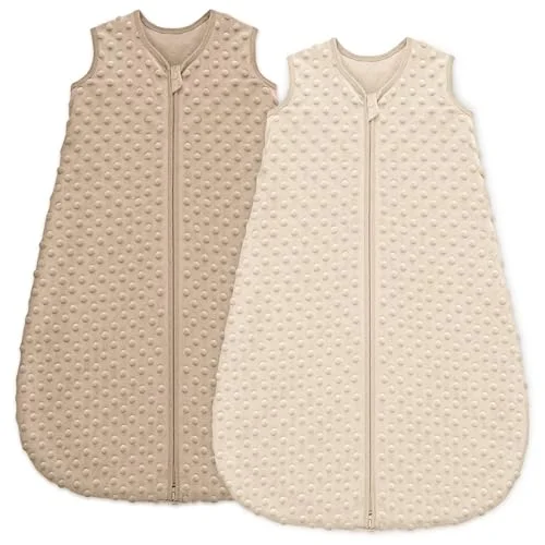 Unnivoll 2er Pack Baby Schlafsack Winter 1.5 Tog Baby Winterschlafsack