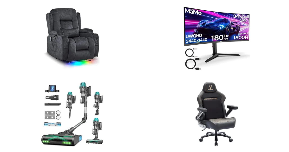 Heißeste Deals des Tages 23.07.2026: LIFTSHA Relaxsessel, Gaming Monitor, USB-C 65W
