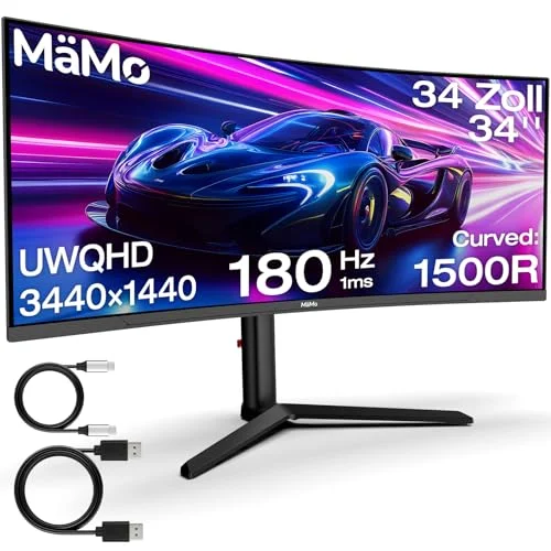MäMo Gaming Monitor, 65W USB-C: