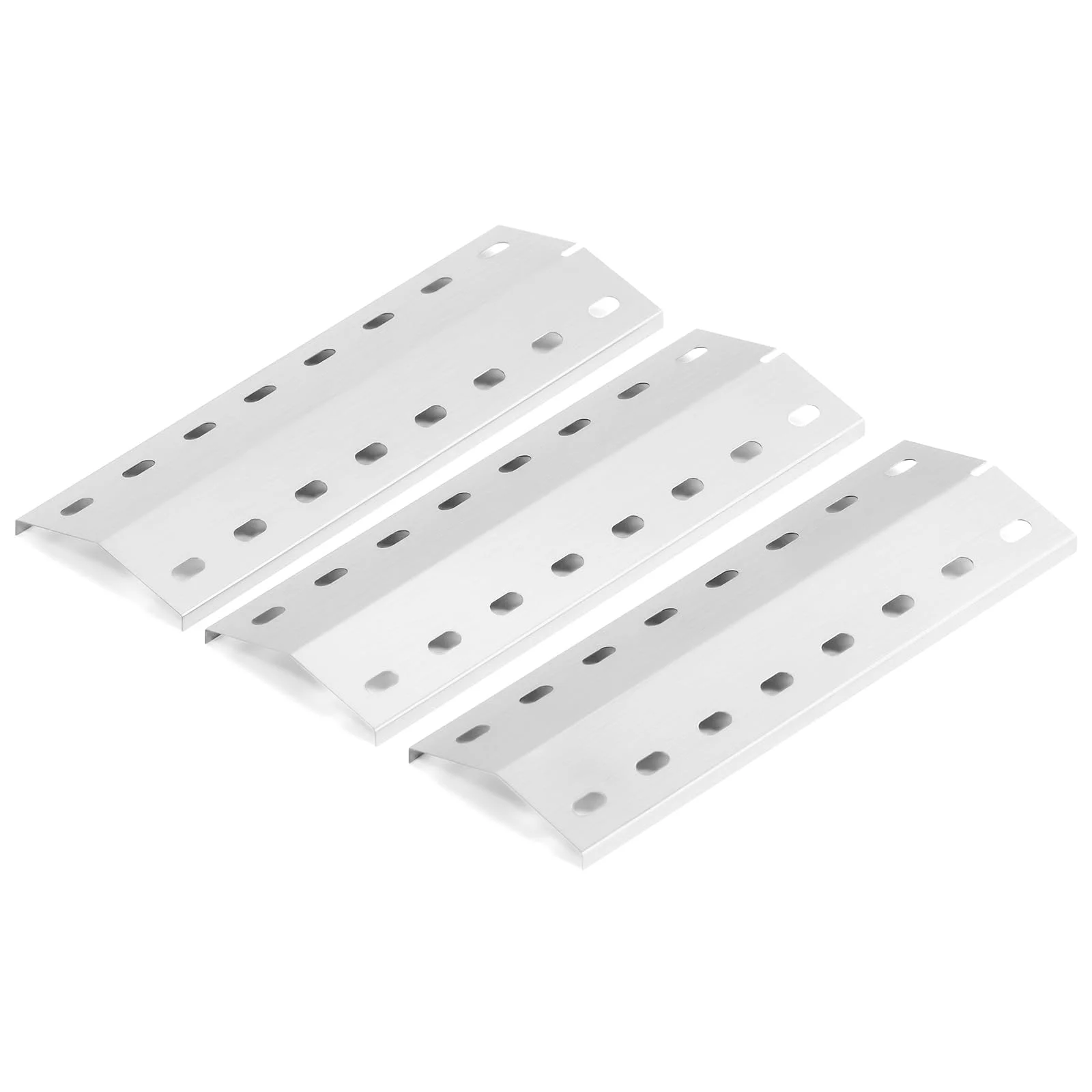 GIRXZYBX 36,5 x 12cm Brennerabdeckung Heizplatte für Enders Chicago 3, Enders Boston Pro 3K, Enders Boston 6 Kr Turbo, Tepro 3561, Barbecook Brahma 4.0, Edelstahl Flammenverteiler Flavorizer Bars