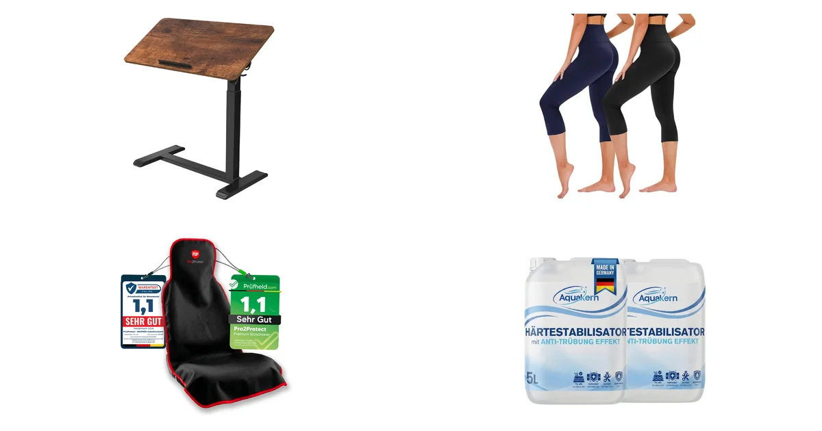 Top-Produkte ETHU Stehpult 71-107 cm und TNNZEET Leggings 2er Pack Blitzangebot 24.07.2026