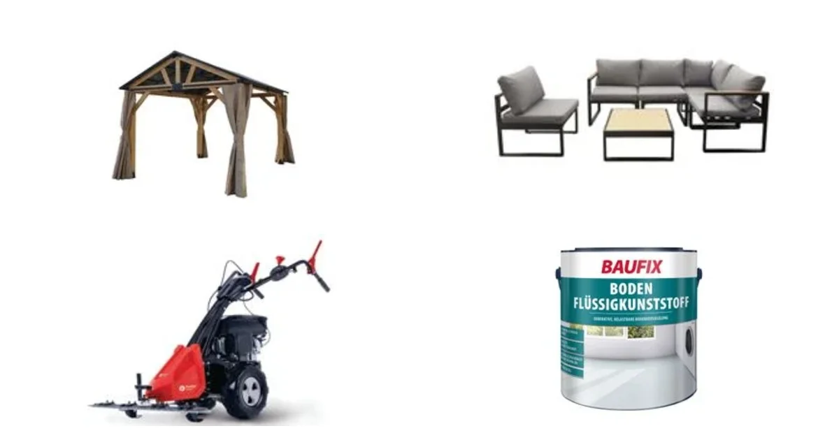 Norma24.de Deals am 24.07.2026: Pavillon KENT und Ecklounge Santorini