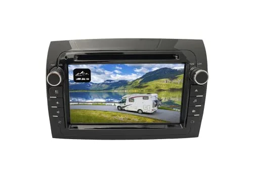 BergGPS - FIAT Ducato Camper Navigation Radio - WiFi - Carplay/Android Auto - Wohnmobil Plätze/APPS - Europa