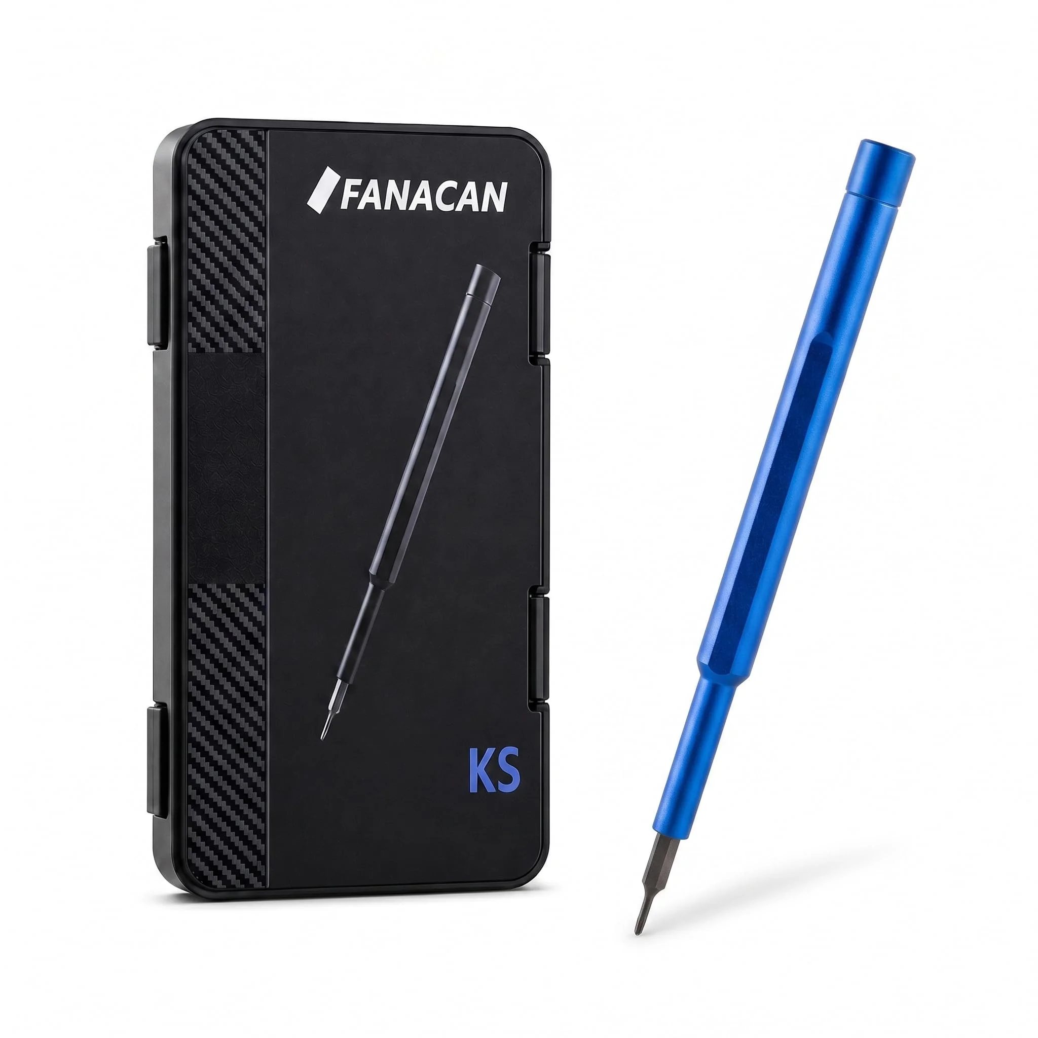 FANACAN Präzisionsschraubendreher Set 58 in 1 Magnetisch, Mini Feinmechaniker Schraubendreher Set für iPhone MacBook PS5 Xbox Laptop Kamera Uhr Brille, Reparaturset mit Eloxiertem Aluminium-Griff