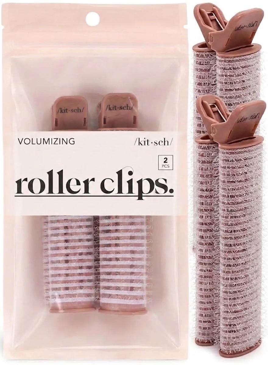 Kitsch Sofortige Volumen-Haarspangen für Frauen – Rollenclips für Volumen, Ansatzlifting auf allen Haartypen, einfach zu bedienen, 2 Stück