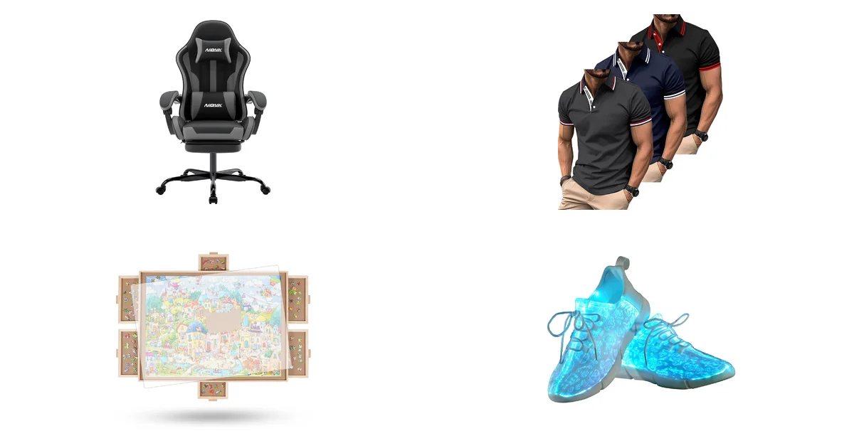 Top-Produkte NIONIK Bürostuhl Gaming Stuhl und SwissWell Polohemd 26.07.2026 Blitzangebot