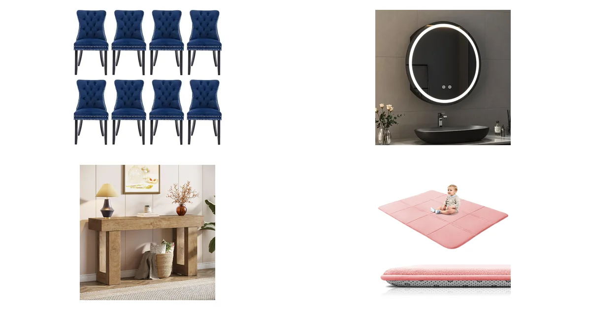 Amazon-Neuheiten 26.07.2026: SoarTalent Esszimmerstühle Leder + Boromal Spiegelschrank
