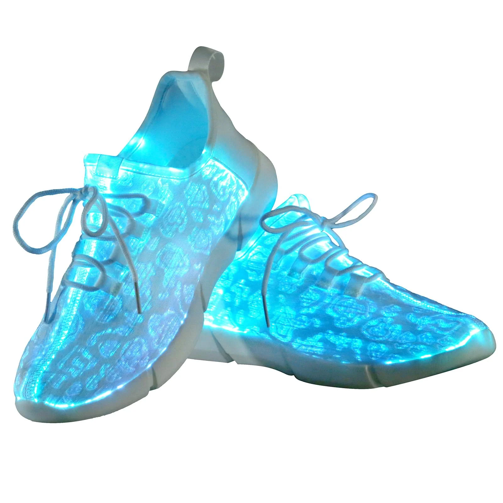 Shinmax Led Schuhe Herren Damen 11 Farbe USB Aufladen Leuchtende Schuhe Walkingschuhe Schuhe mit Heller Sohle für Geburtstage