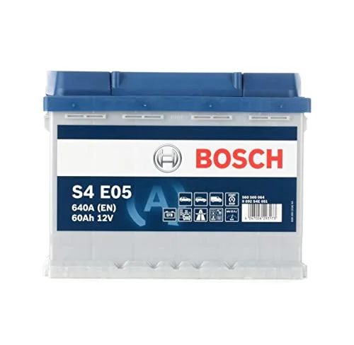 Bosch Automotive S4E05 Autobatterie, 60 A/h-640 A