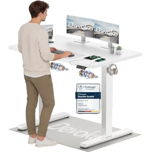Devoko Höhenverstellbarer Schreibtisch - Perfekte Ergonomie für Dein Büro