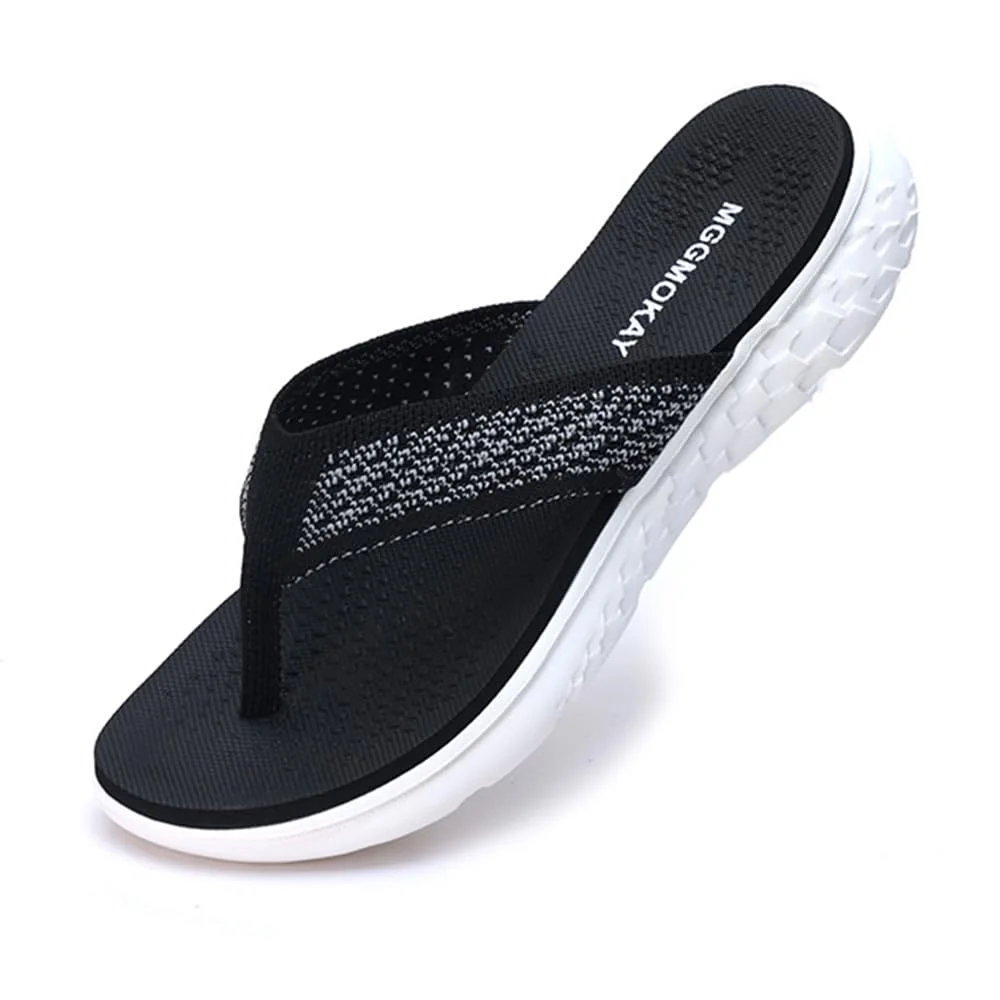 MGGMOKAY Damen flip-Flops Sommer Sportliche Sandalen Leicht mit Arch Support