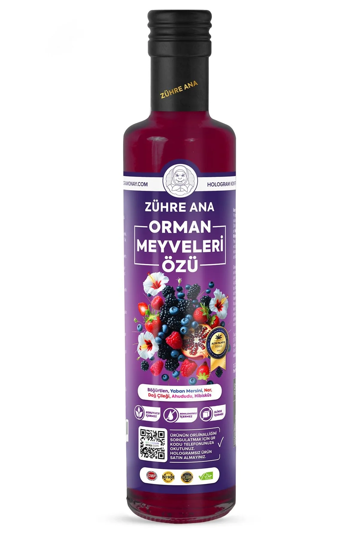 Zühre Ana Wald Frücht-Extrakt – Reine Mischung aus Brombeere, Heidelbeere, Walderdbeere, Himbeere, Granatapfel & Hibiskus – ganz ohne Zusatzstoffe - 640 g