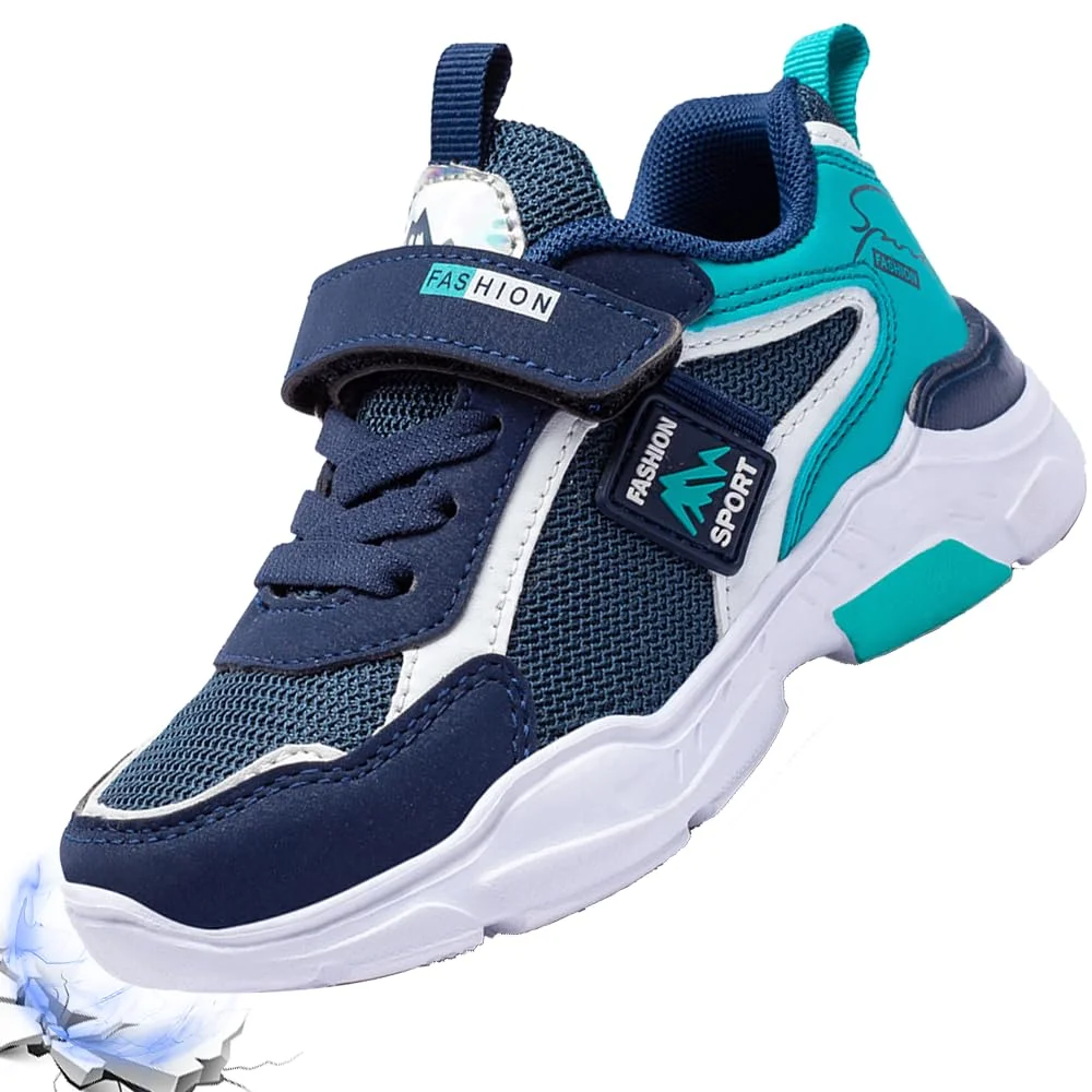 PHMNZIP Kinder Turnschuhe Mädchen Jungen Sportschuhe Leicht Atmungsaktiv Laufschuhe Outdoor Fitnessschuhe Sneaker Schuhe Hallenschuhe Basketballschuhe Walkingschuhe Jungenschuhe Unisex