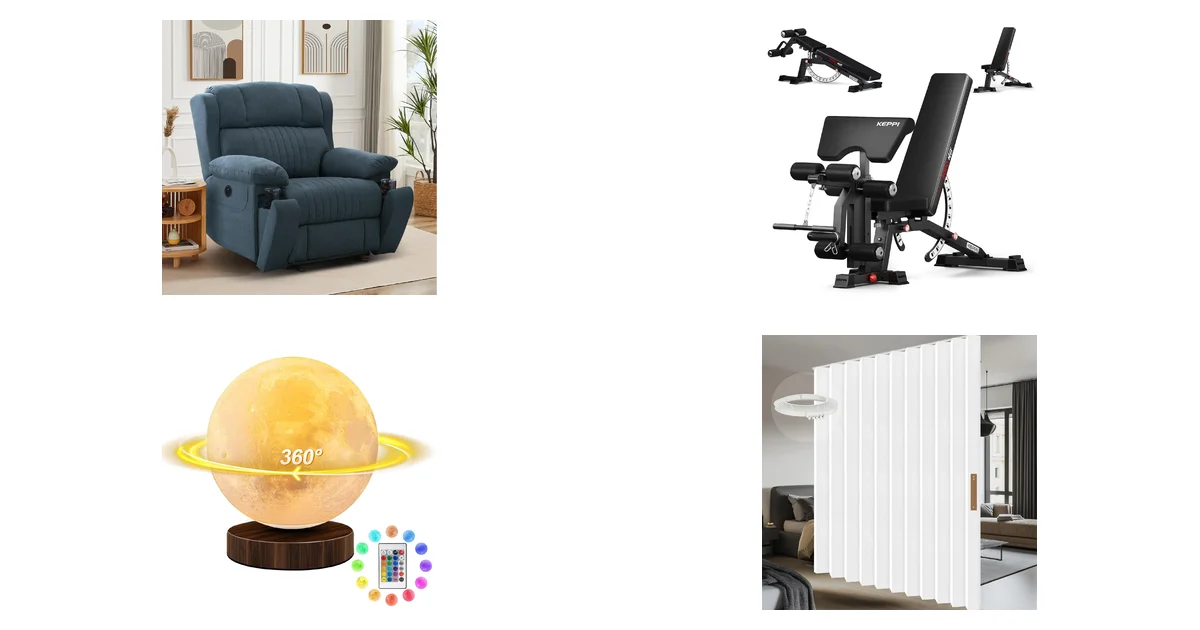 Consofa Fernsehsessel Elektrisch Verstellbar und Keppi Hantelbank Blitzangebot 29.07.2026