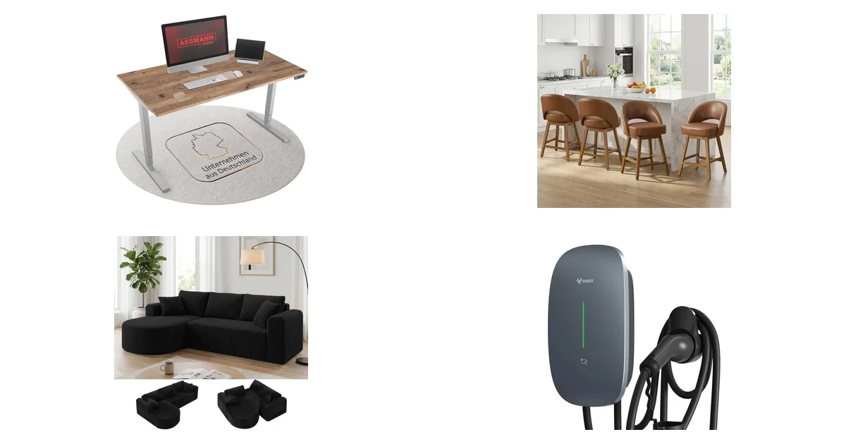 Amazon-Neuheiten 29.07.2026: ASSMANN höhenverstellbarer Schreibtisch Y-Line und WOOW