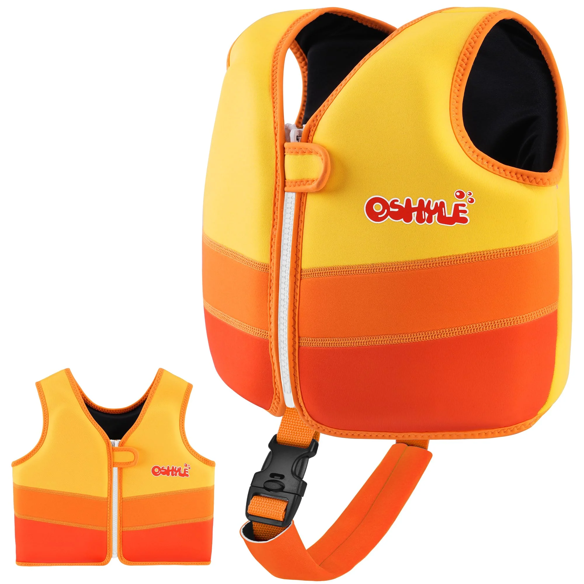 OSHYLE Schwimmweste Kinder, Neopren-Schwimmlernhilfe mit Sicherheitsgurt | SCHWIMMLERNHILFE FÜR KINDER