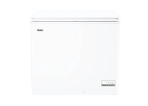 Haier Gefriertruhe HCE200D | Energieeffizient, Nettoinhalt 196 Liter, Kompakte Größe, Schnell-Gefrierfunktion, Elektronische Temperatursteuerung