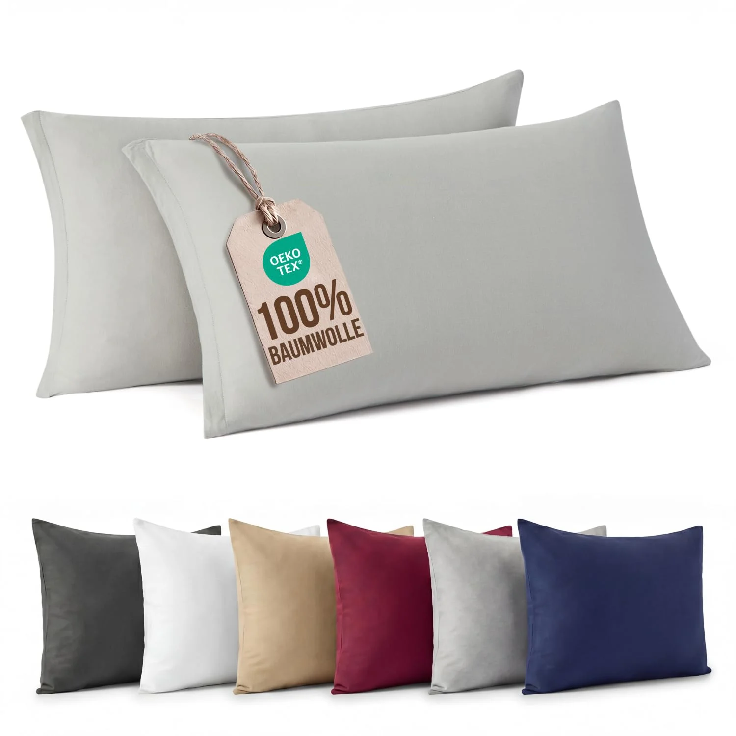 CGK Unlimited Jersey Cotton Pillowcases