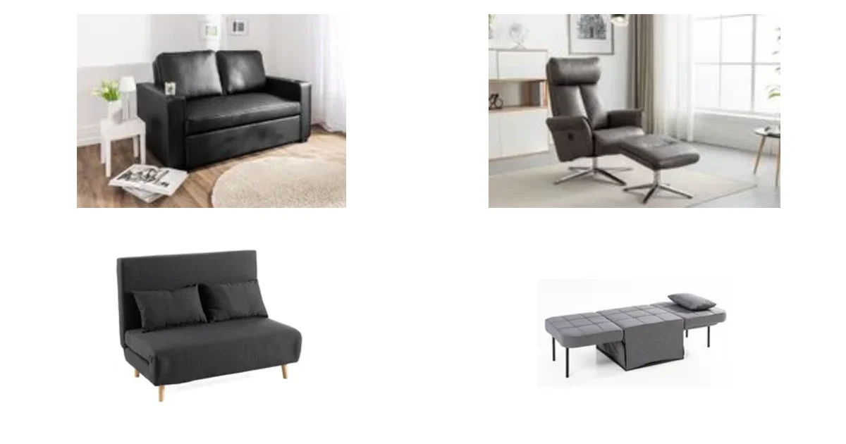 Norma24.de Deals 31.07.2026: 80% Rabatt auf 2-Sitzer Sofabett & verstellbaren Relaxsessel