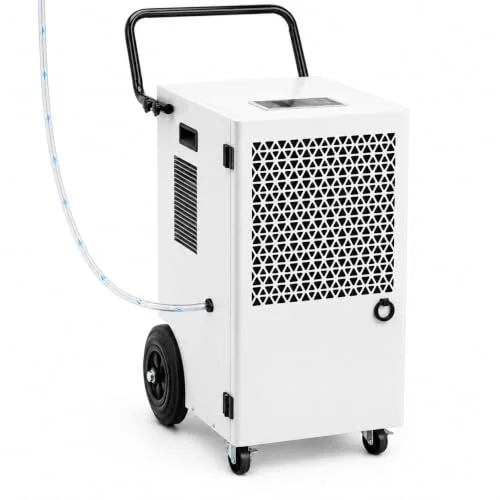 Megonia Bautrockner Elektrisch 120L Groß: Luftentfeuchter Elektrisch mit 7L Tank Dauerablauf 24H Timer R290 Kompressor 300m²/600m³ für Lager Garage Werkstatt Keller Büro Waschraum Archiv Technikraum