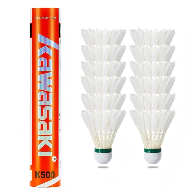 A1 TAAN Badminton Bälle Professional Badminton Federbälle 12 Stück, Geschwindigkeit 77，Kawasaki Hervorragend mit großer Stabilität und Haltbarkeit für professionelle Spieler