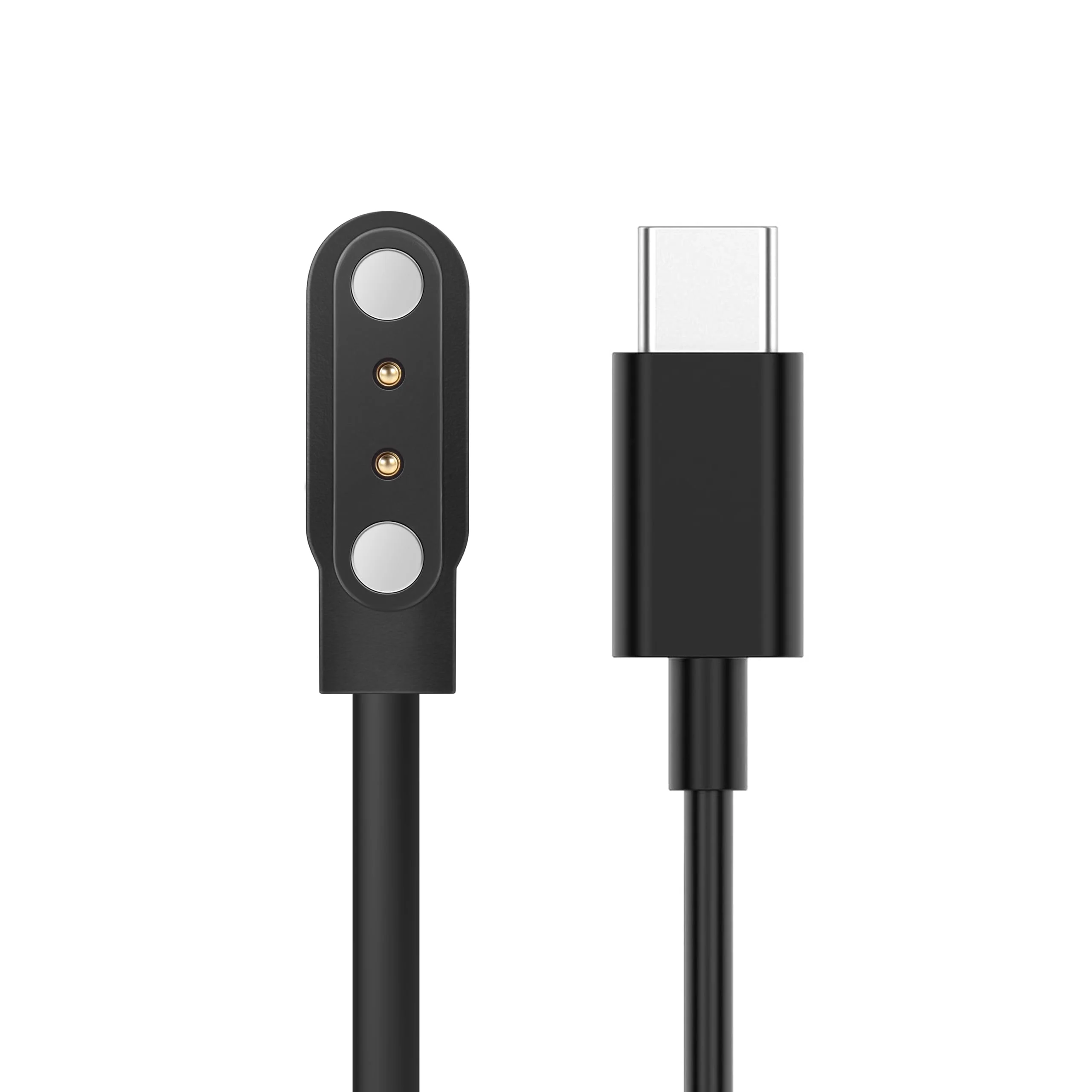 Josajosa USB C Universal SmartWatch 80cm Ladekabel, Type C 4mm, Universal Magnetisch SmartWatch Zubehör Ladekabel 2 Polig Kabel