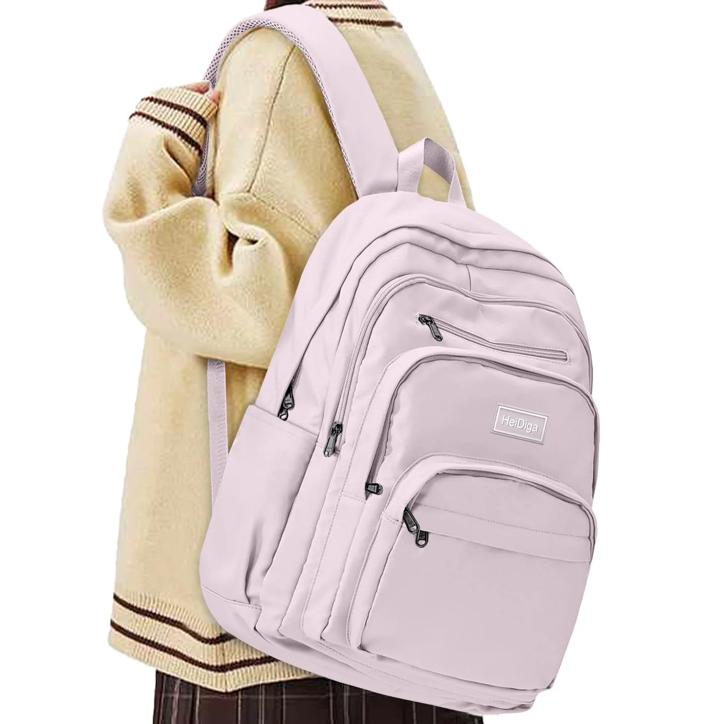 Clufar Schulrucksack Teenager Mädchen Wasserdicht Rucksack Schule,Purple | Schulrucksack Teenager Mädchen Lila Wasserdicht Rucksack Schule Leich Schultasche Backpack Schoolbag für Causal Travel