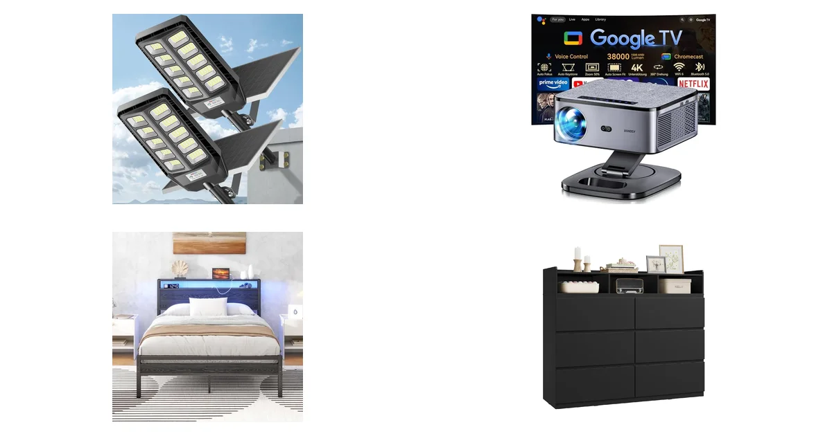 Heißeste Deals des Tages 01.08.2026: Adewalk Solar/Beamer 4K Angebote