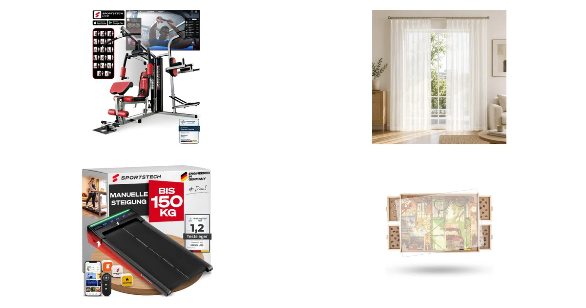 Sportstech Kraftstation mit über 40 Übungen Blitzangebot 01.08.2026 bei Amazon