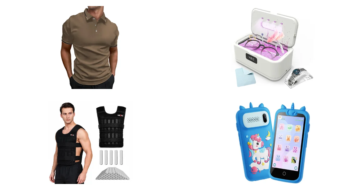 Amazon Blitzangebot am 02.08.2026: HMIYA Poloshirt Kontrast Kurzarm &