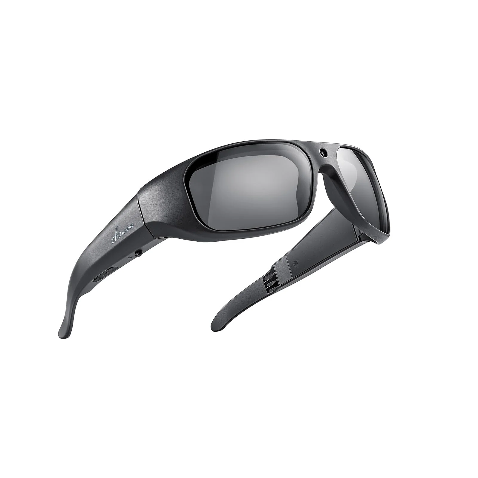 OhO sunshine 4K UHD Camera Sunglasses, Record-While-Charging, Water Resistant, UV Protection Lenses, Unisex