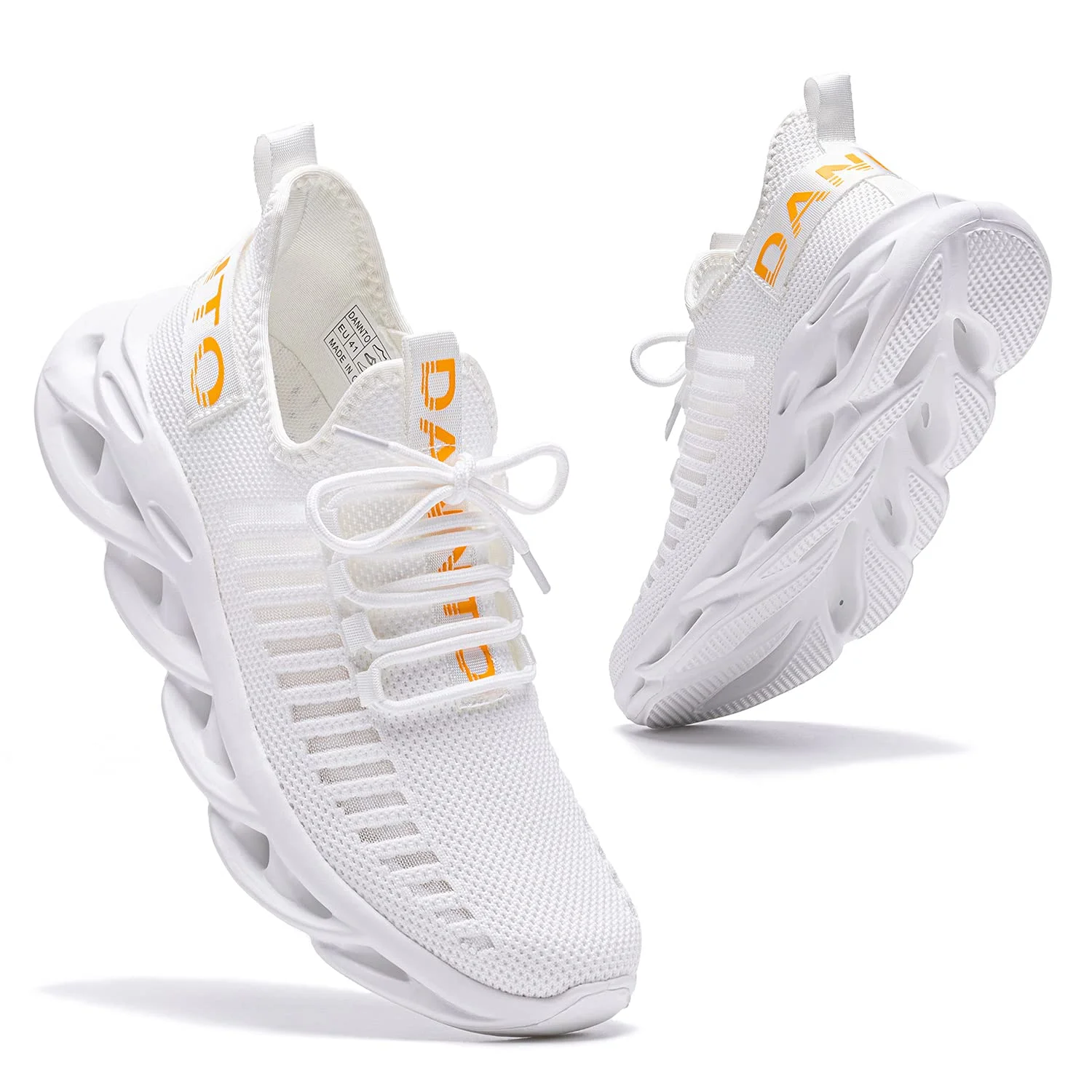 DANNTO Laufschuhe Herren Turnschuhe Damen Sneaker Leichte Atmungsaktiv rutschfeste Sportschuhe Gym Fitness Outdoor Schuhe Fashion Straßenlaufschuhe | Dämpfung,Running Schuhe