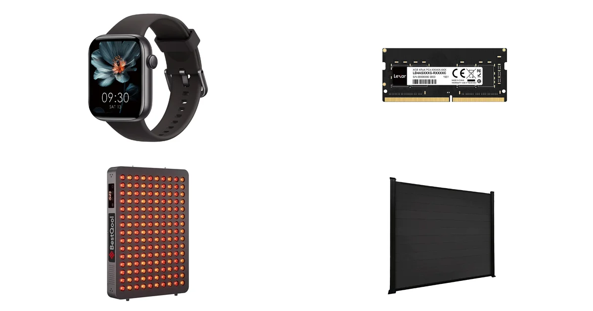 Amazon-Neuheiten 04.08.2026: AcclaFit Smartwatch Damen Herren & Lexar RAM Deals