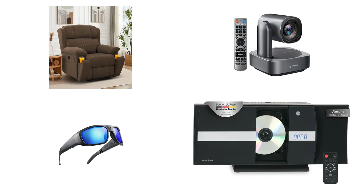 Consofa Fernsehsessel elektrisch verstellbar, Massagesessel Amazon Blitzangebot 04.08.2026